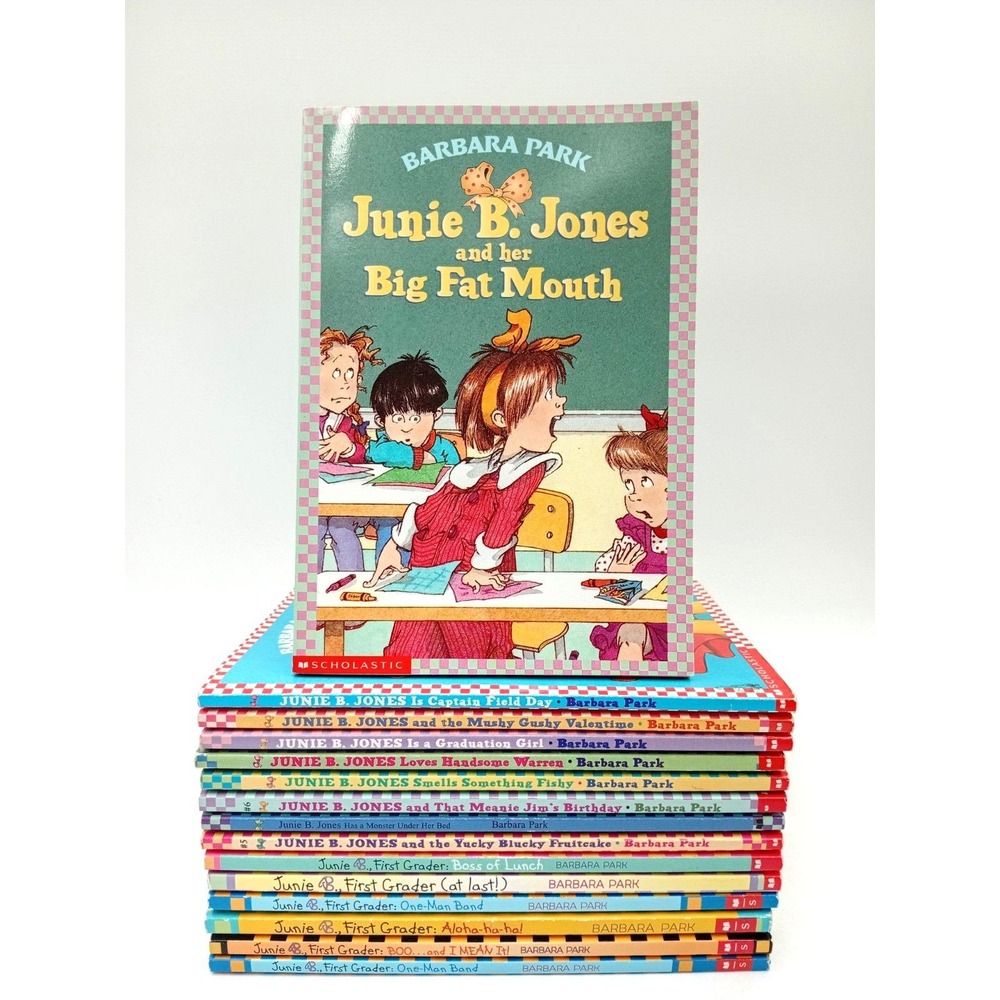 Lot of 15 Junie B. Jones & First Grader Books Barbara Park Scholastic PB Good